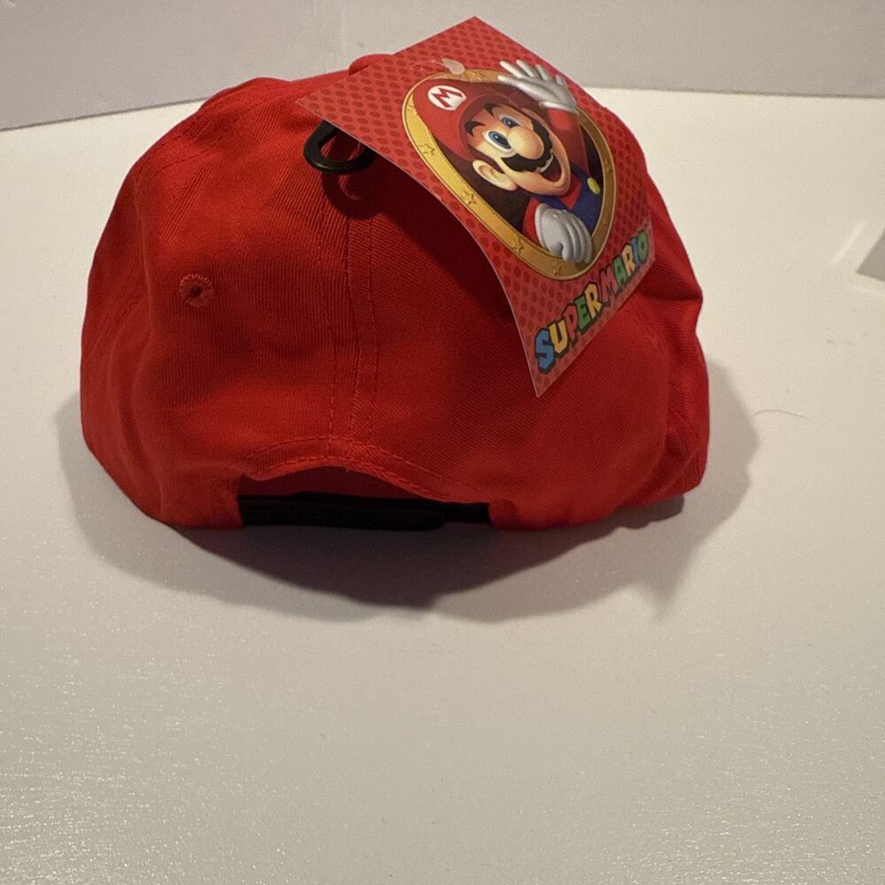 Nintendo Super Mario Red Cosplay Snapback Hat Cap Official Cappy New with Tags - Picture 2 of 4
